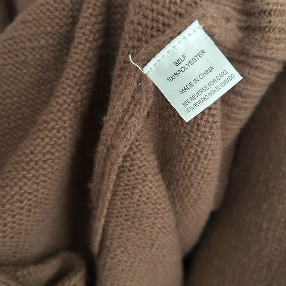 Sweet Love Chocolate Brown Women's Cardigan - Picture 3 of 5